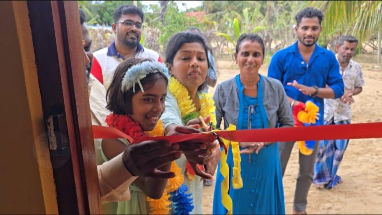 மட்டக்களப்பு தேற்றாத்தீவு பகுதியில் 138 ஆவது இல்லம் பயன்பெறுநரிடம் வழங்கி வைக்கப்பட்டது