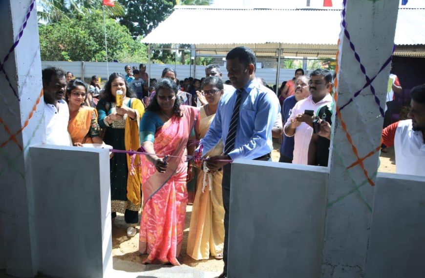 கிளிநொச்சி மாவட்டத்தில் ஜீவ ஊற்று அன்பின் கரத்தின் கிளை அலுவலகம்…